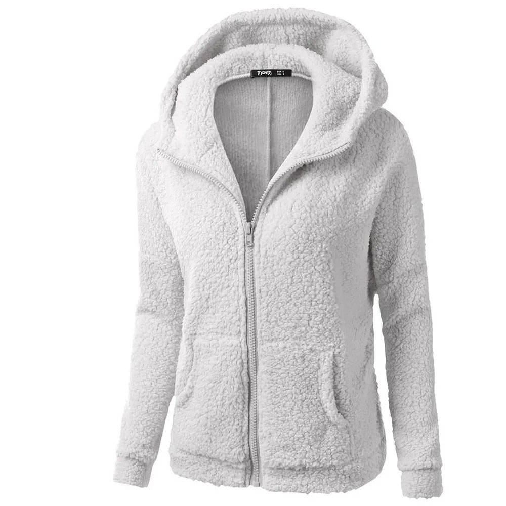 Women's Fleece Hooded Winter Jacket