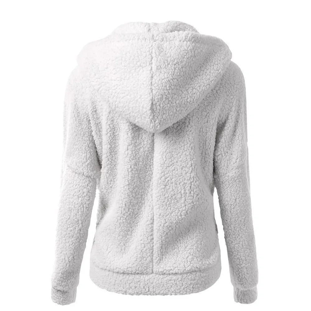 Women's Fleece Hooded Winter Jacket