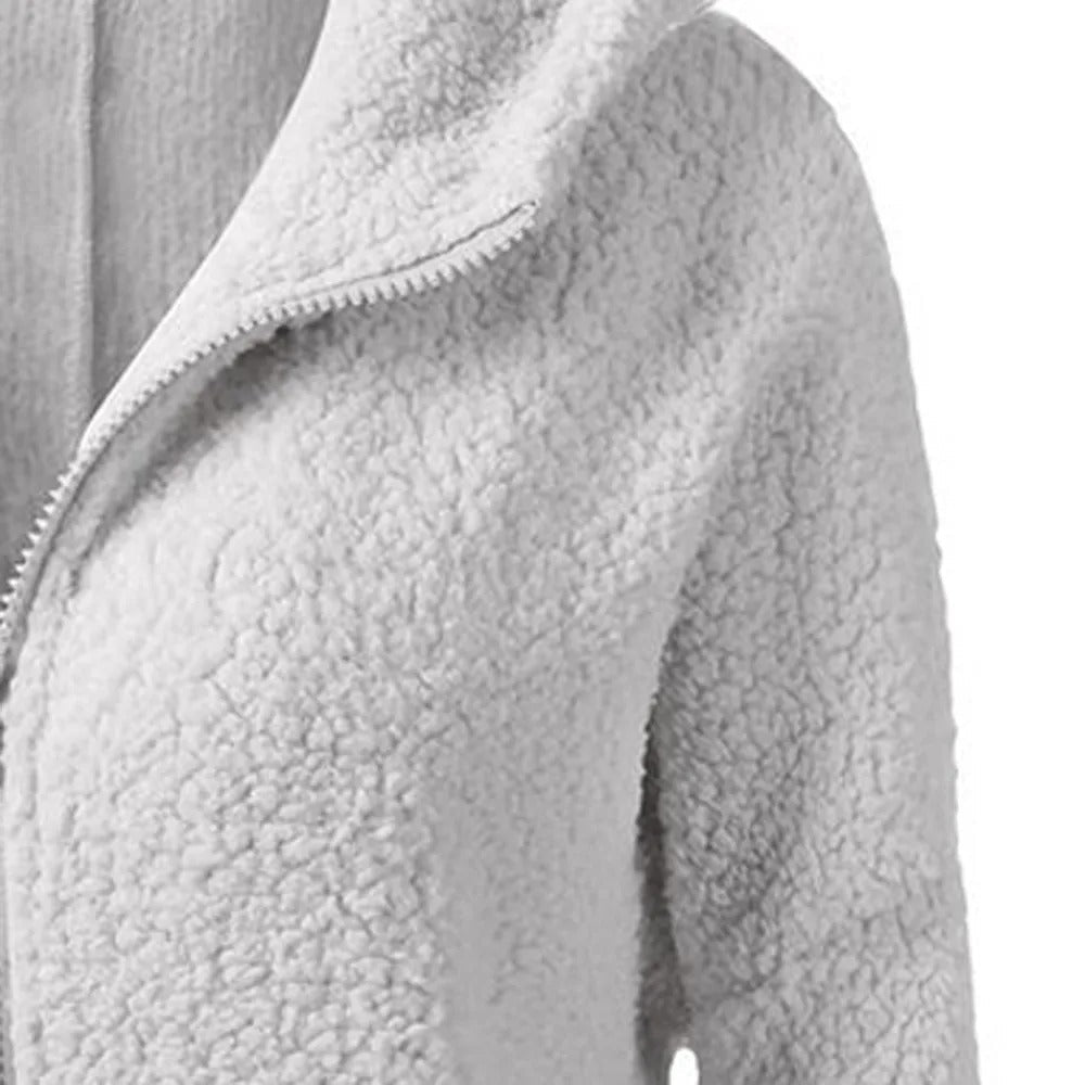 Women's Fleece Hooded Winter Jacket