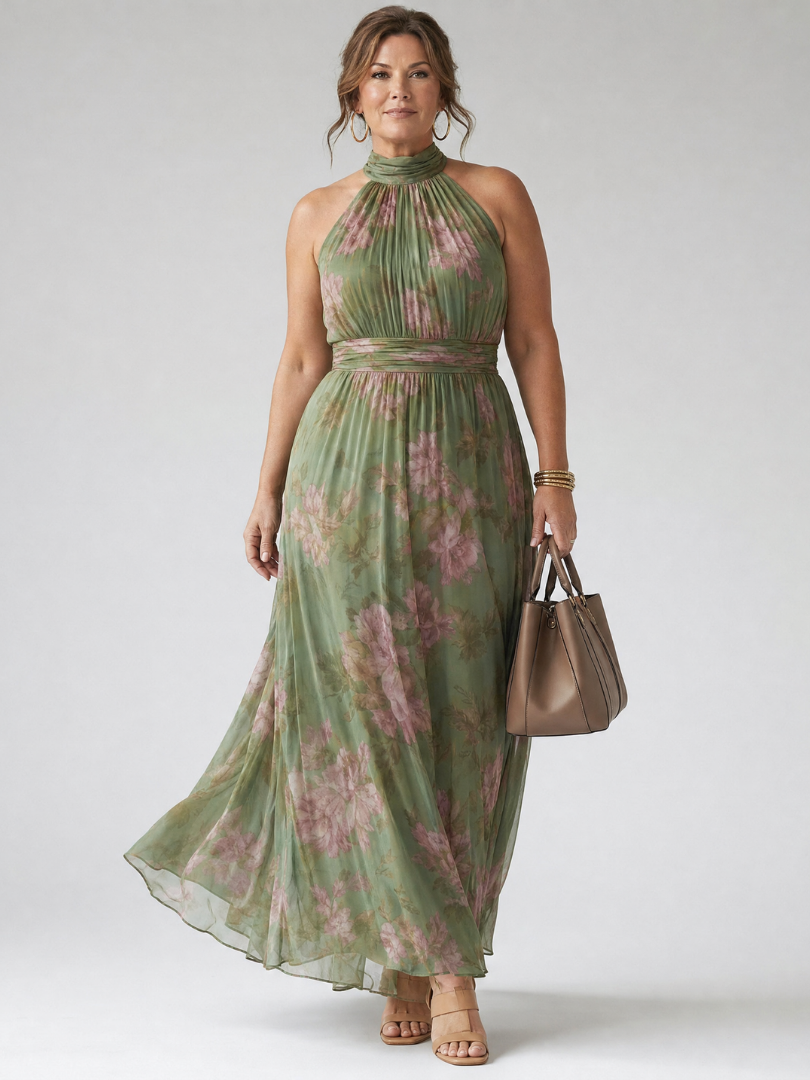 Women's Halter Maxi Dress