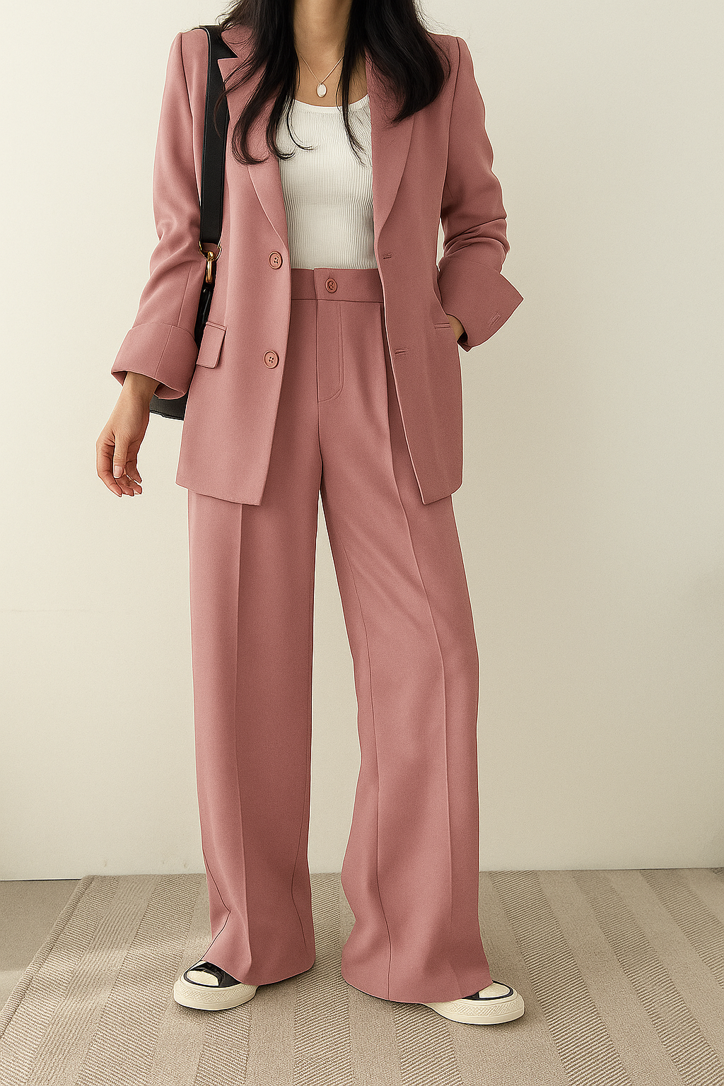 Women's High-Waisted Suit Set