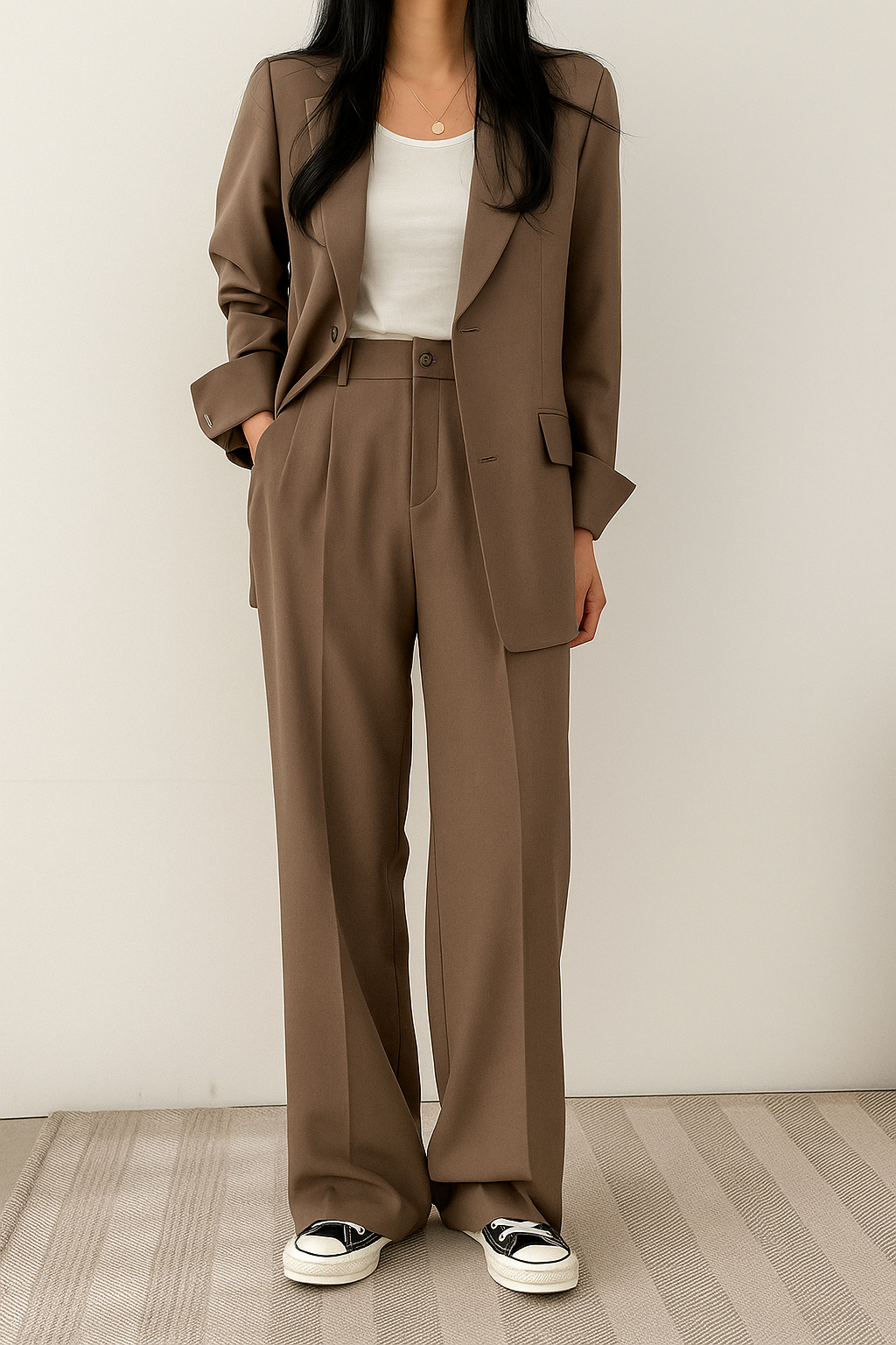Women's High-Waisted Suit Set