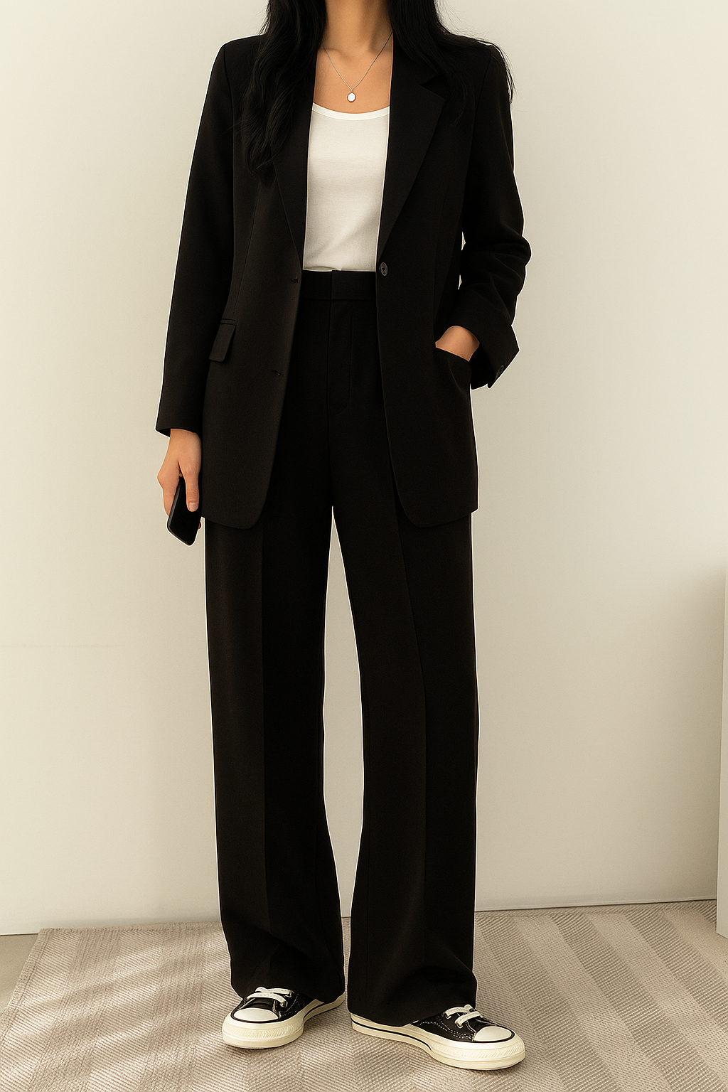 Women's High-Waisted Suit Set