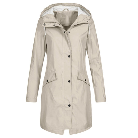 Women's Hooded Raincoat