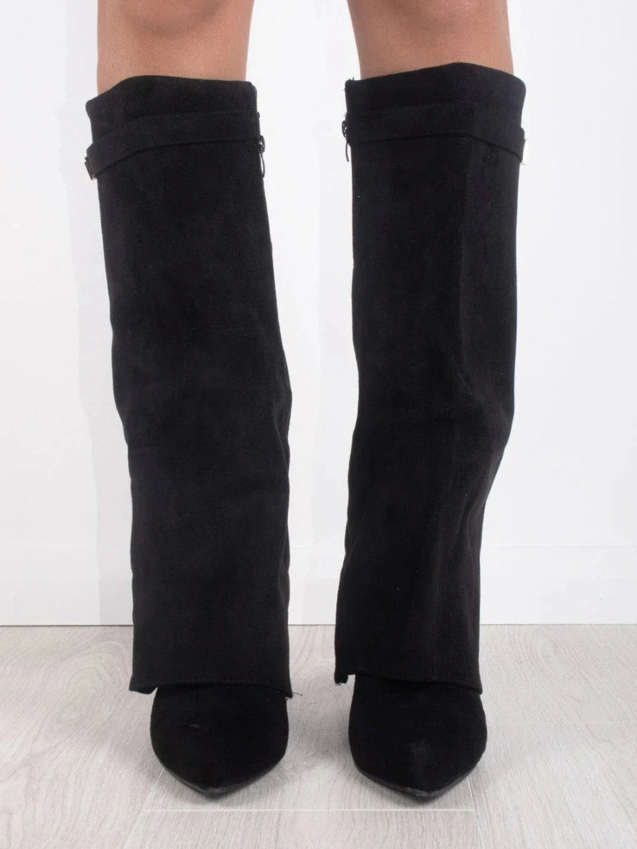 Women's Luxury Suede Over-the-Knee Boots