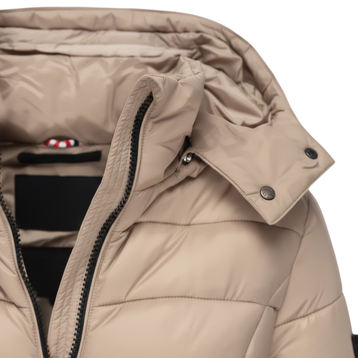 Women's Mid-Length Hooded Quilted Parka - Warm Winter Coat