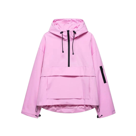 Women's Minimal Hooded Winter Ski Jacket