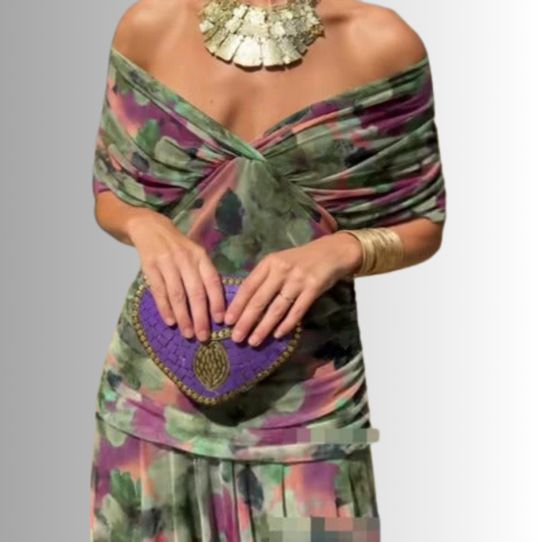 Women's Off-Shoulder Bodycon Maxi Dress
