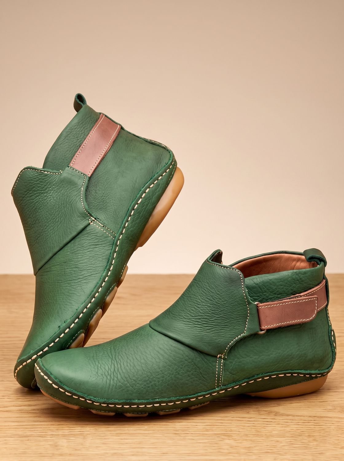 Women's Orthopedic Slip-On Flat Ankle Boots