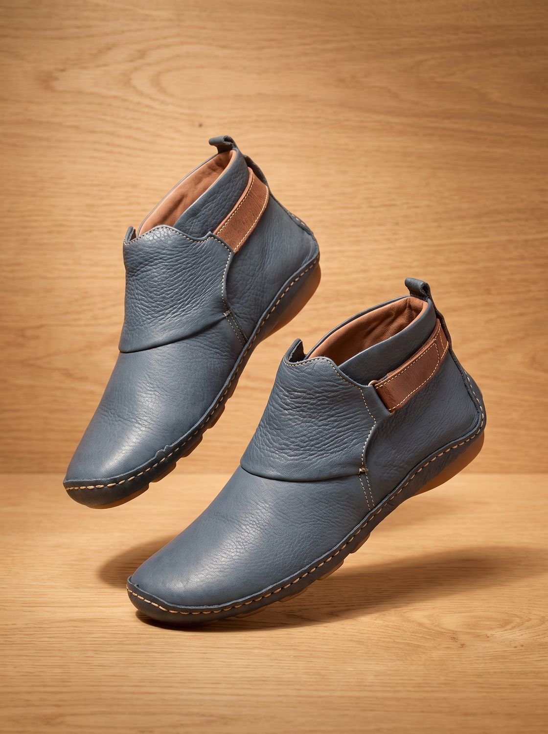 Women's Orthopedic Slip-On Flat Ankle Boots
