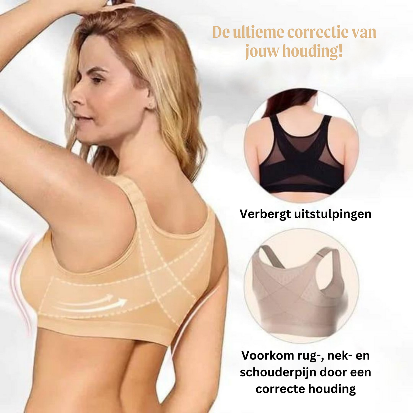 Women's Posture Correcting Bra - Comfort & Back Support