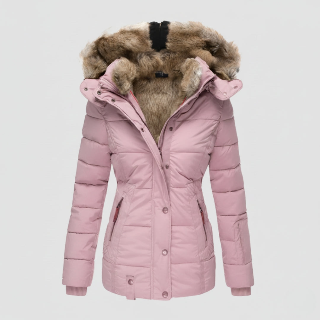Women's Puffer Jacket with Hood