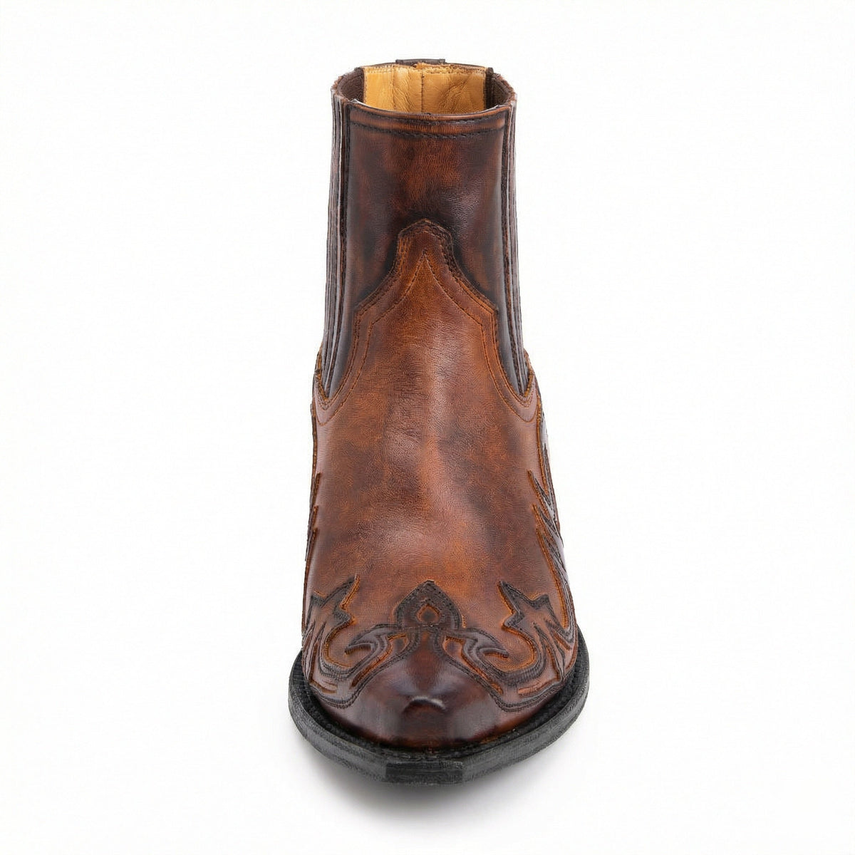 Women's Rugged Maverick Leather Western Ankle Boots