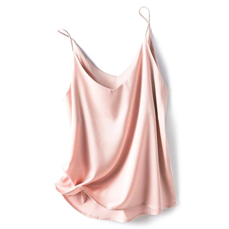 Women's Silky Smooth Camisole Top for Elegant Layering