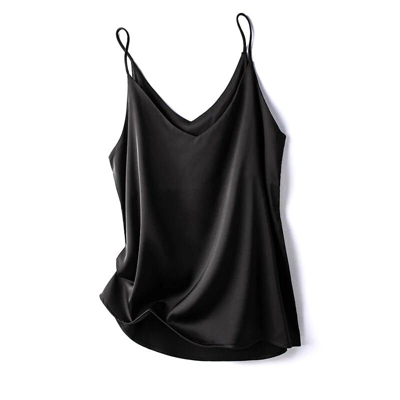 Women's Silky Smooth Camisole Top for Elegant Layering