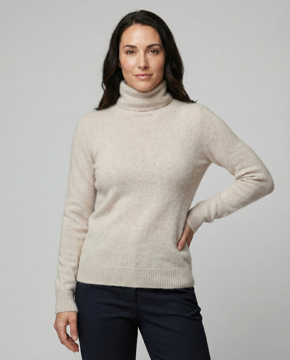 Women's Soft Cashmere Turtleneck Sweater