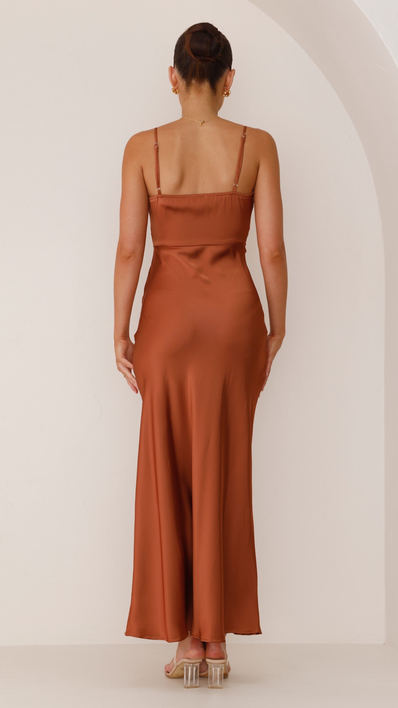 Women's Square Neck Slip Maxi Dress