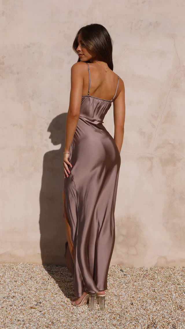 Women's Square Neck Slip Maxi Dress