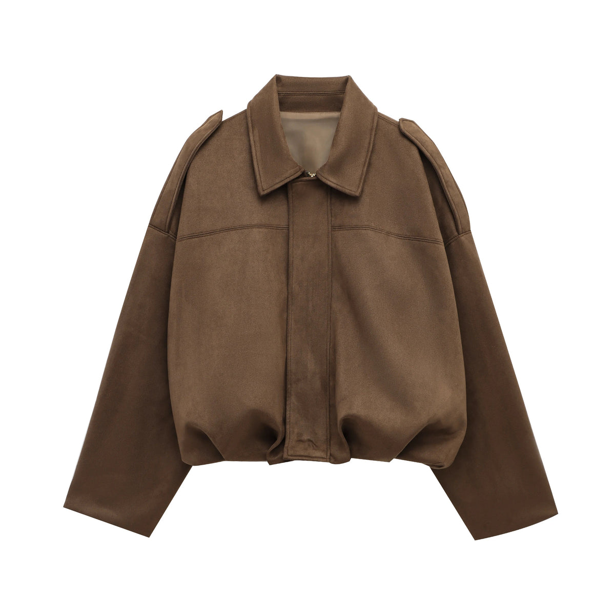 Women's Suede Bomber Jacket