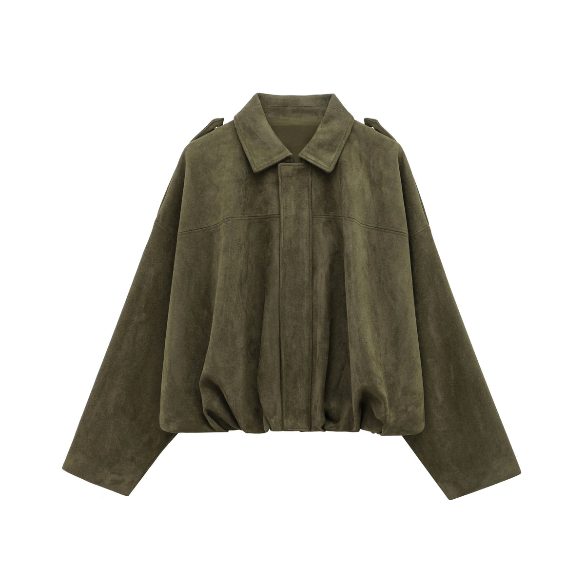 Women's Suede Bomber Jacket