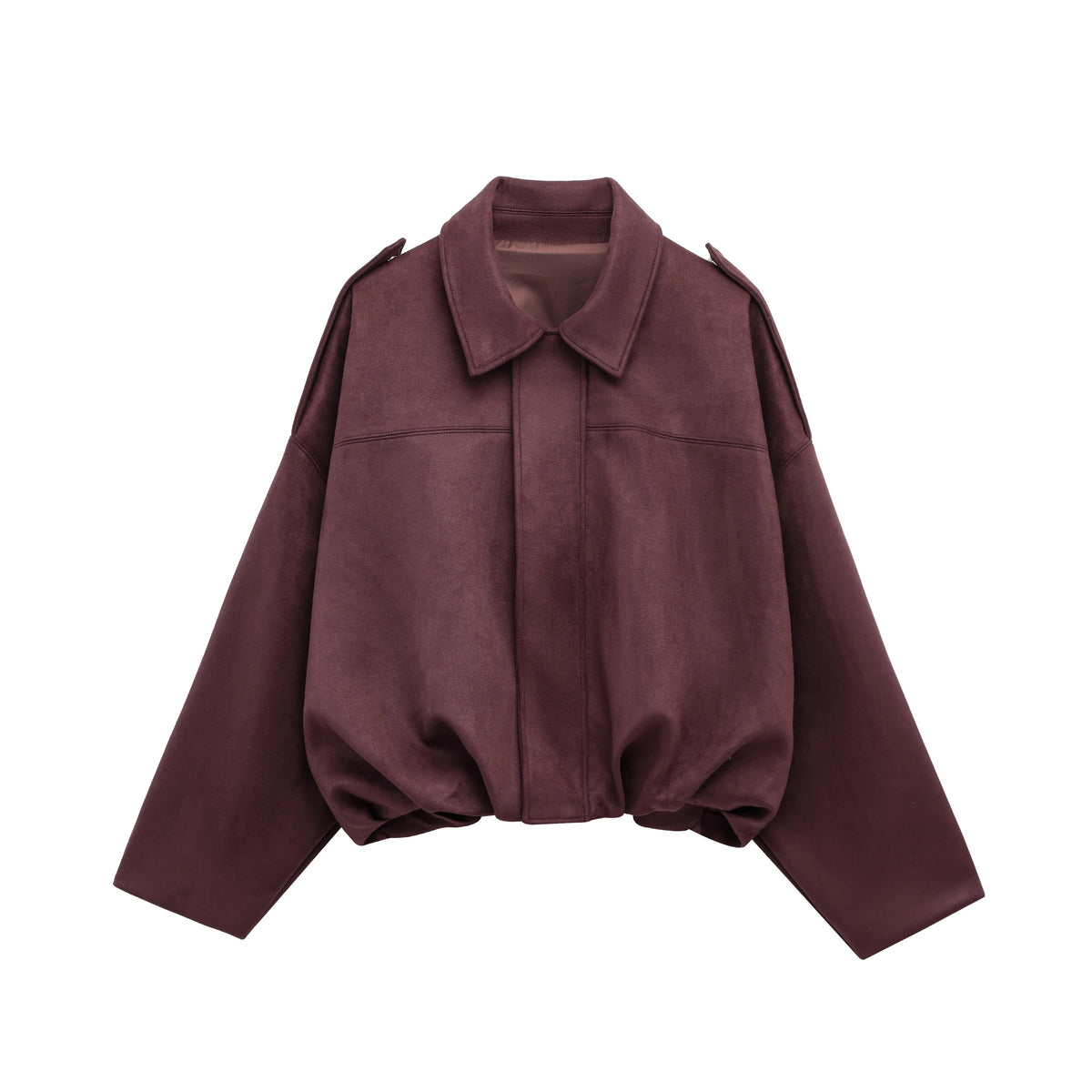 Women's Suede Bomber Jacket