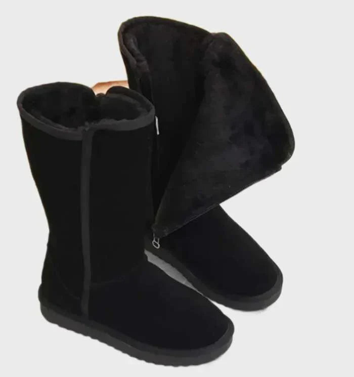 Women's Suede Sheepskin Boots