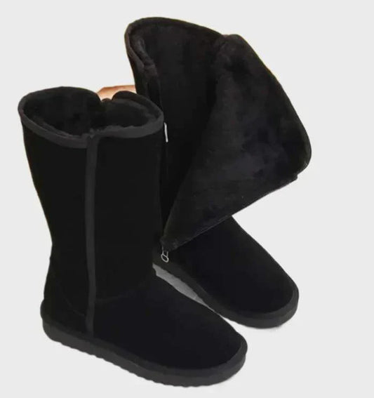 Women's Suede Sheepskin Boots