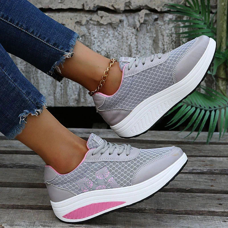 Women's Supportive Walking Sneakers with Breathable Comfort