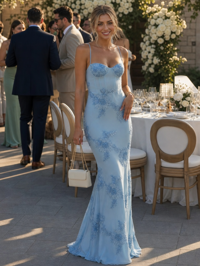 Women's Sweetheart Bodycon Maxi Dress