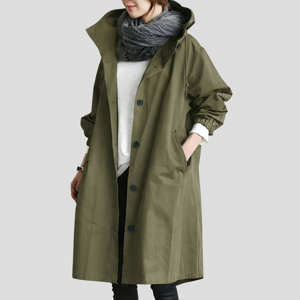 Women's Trend-Conscious Raincoat