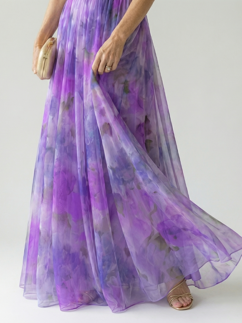 Women's V-Neck Maxi Dress