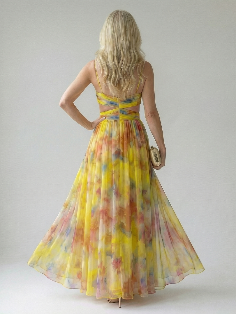 Women's V-Neck Maxi Dress