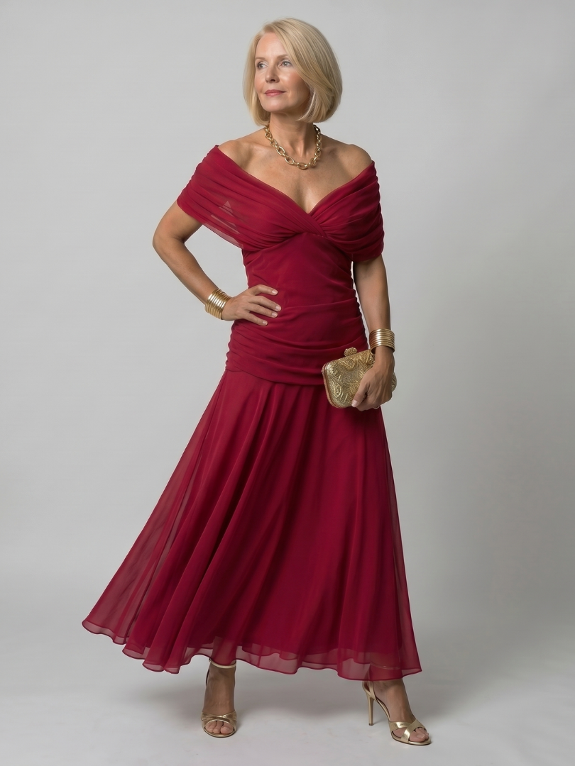 Women's V-Neck Maxi Dress