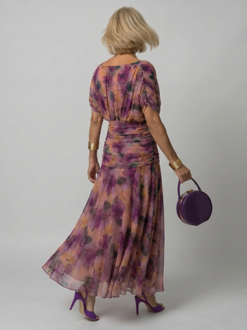 Women's V-Neck Maxi Dress
