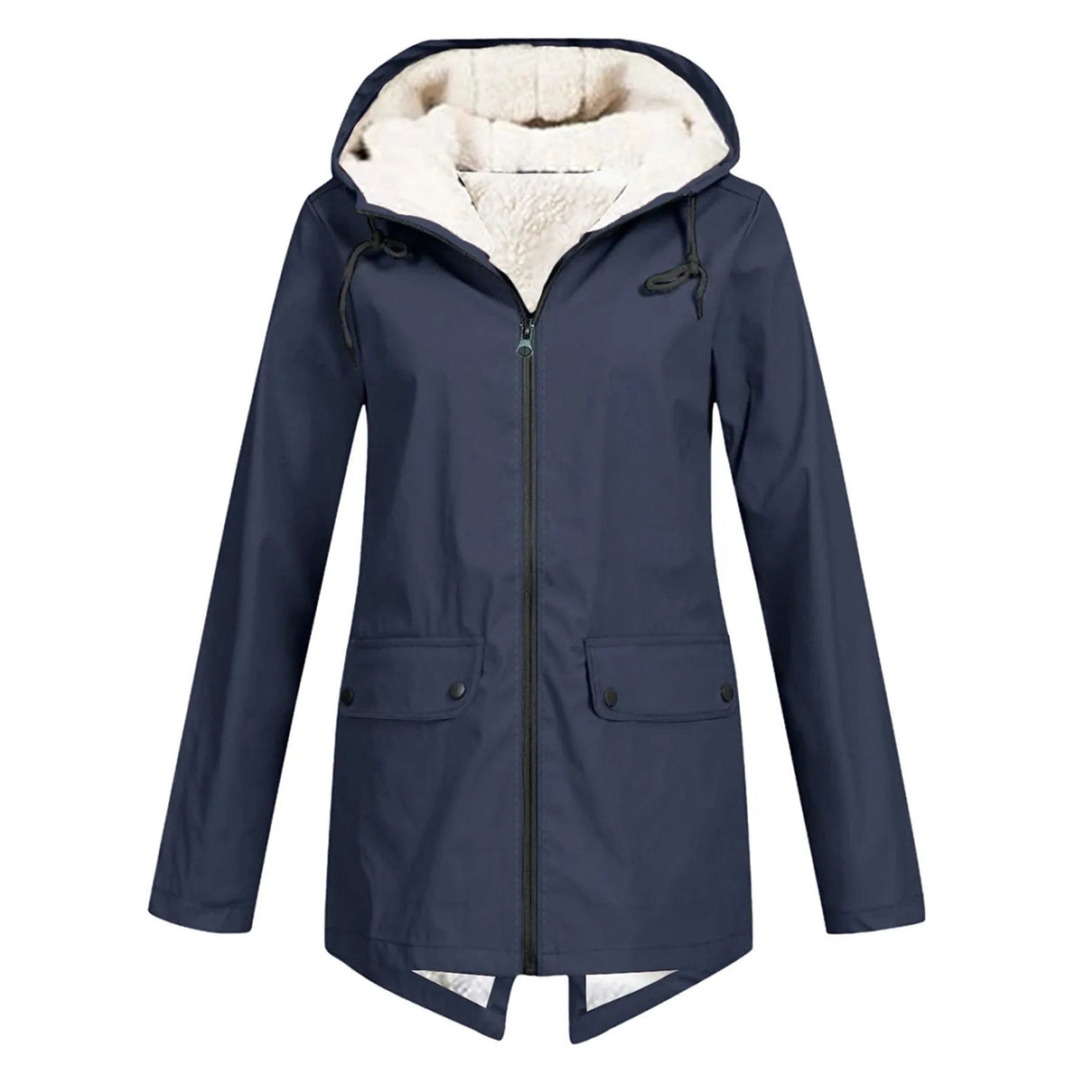 Women's Water-Repellent Sherpa-Lined Hooded Jacket