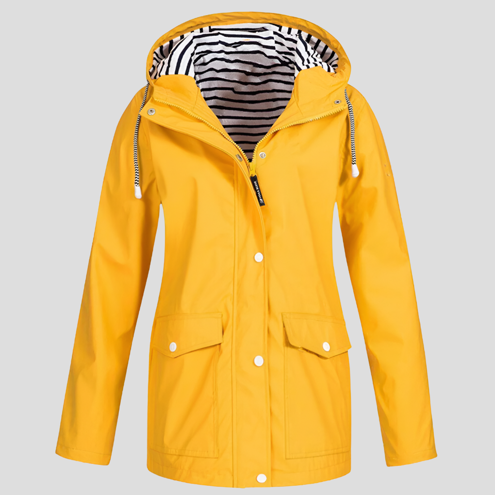Women's Waterproof and Windproof Hooded Jacket