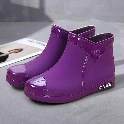 Women's Waterproof Ankle Boots with Side Zip