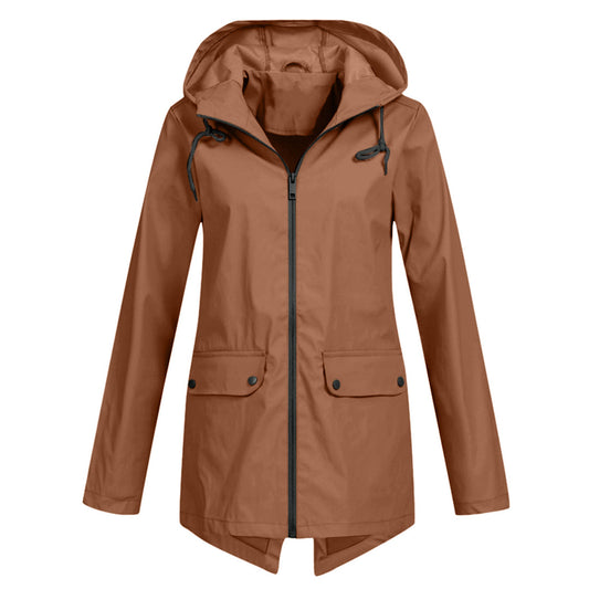 Women's Waterproof Transitional Hooded Zip Jacket