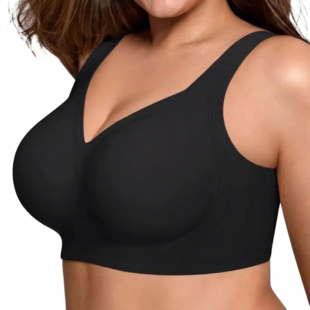 Women's Wireless Full-Coverage Support Push-Up Bra