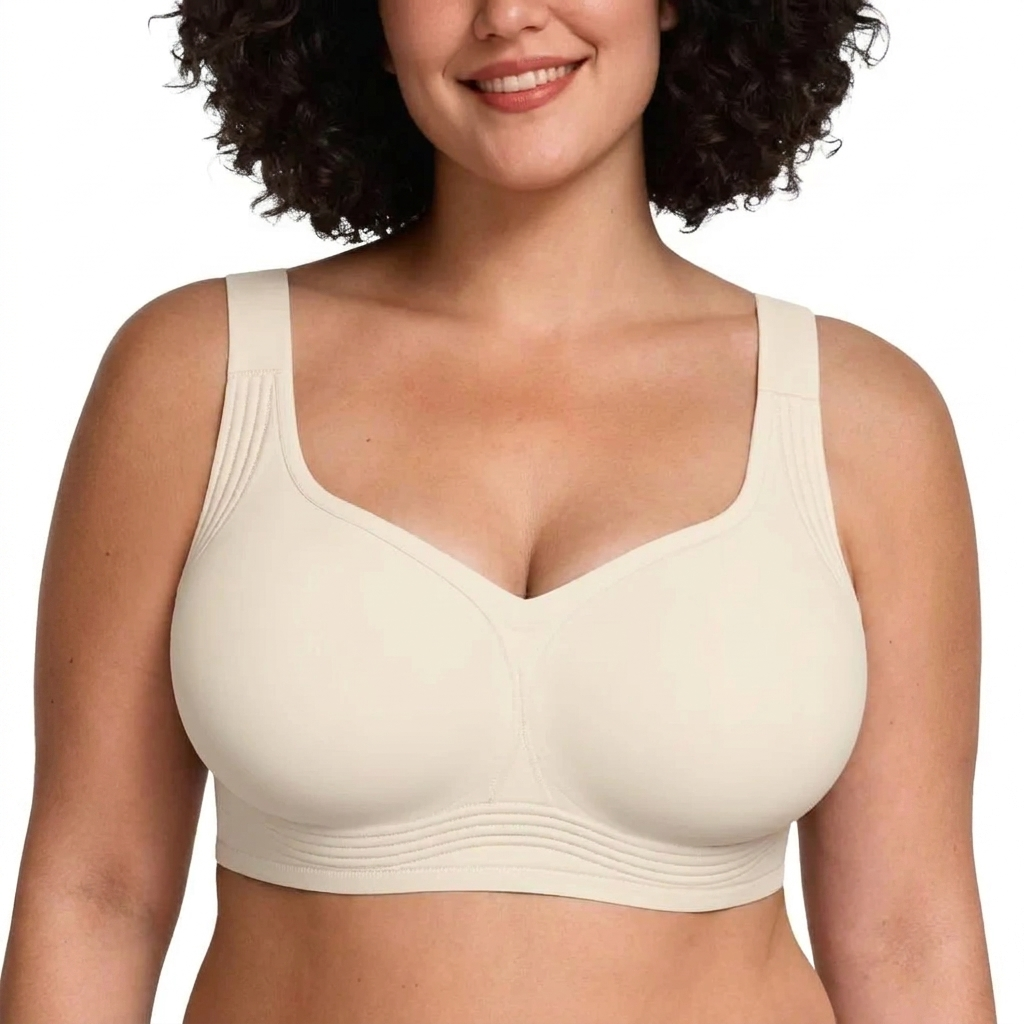 Women's Wireless Full-Coverage Support Push-Up Bra