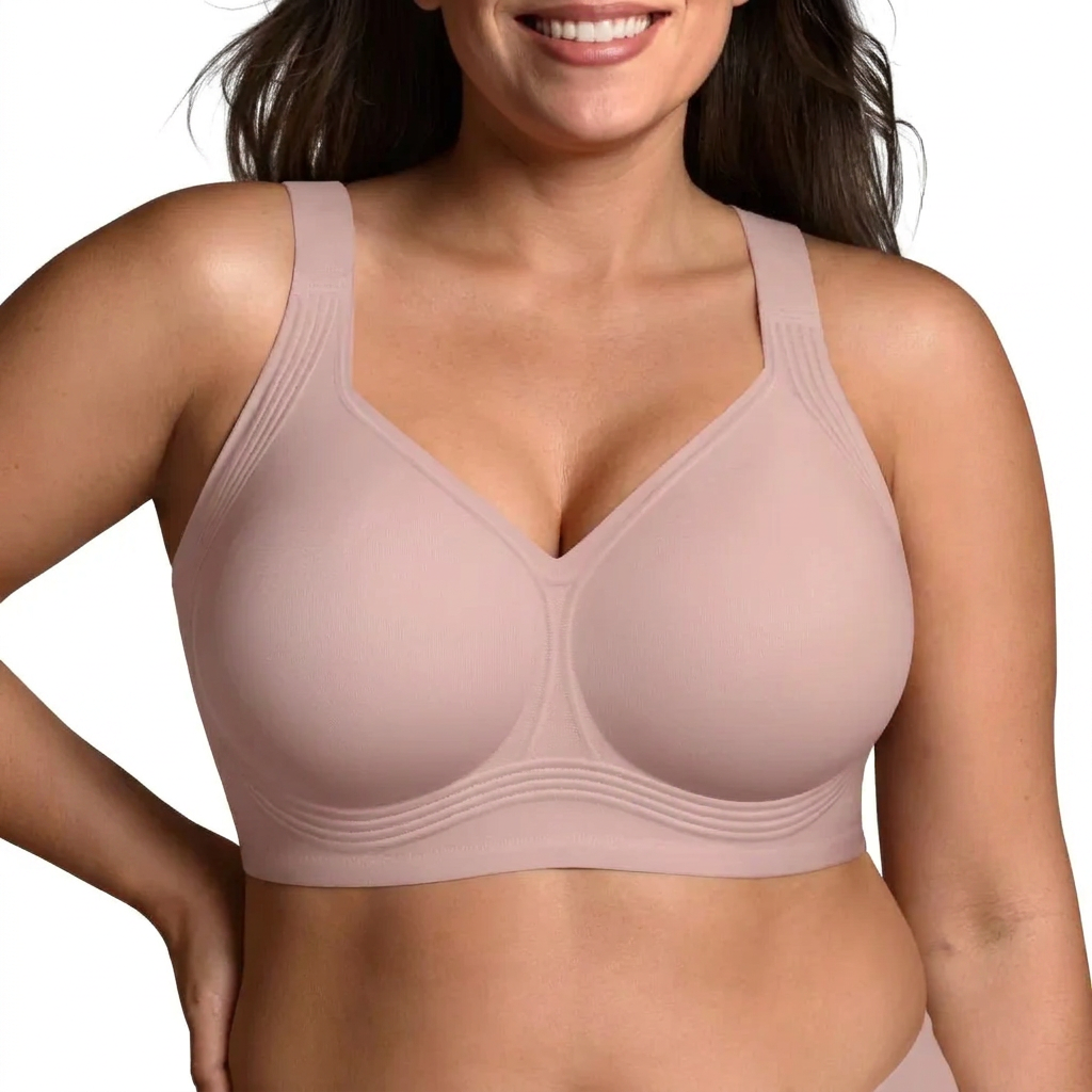 Women's Wireless Full-Coverage Support Push-Up Bra