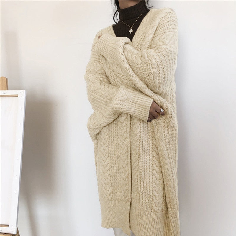 Women's Wool Knit Cardigan