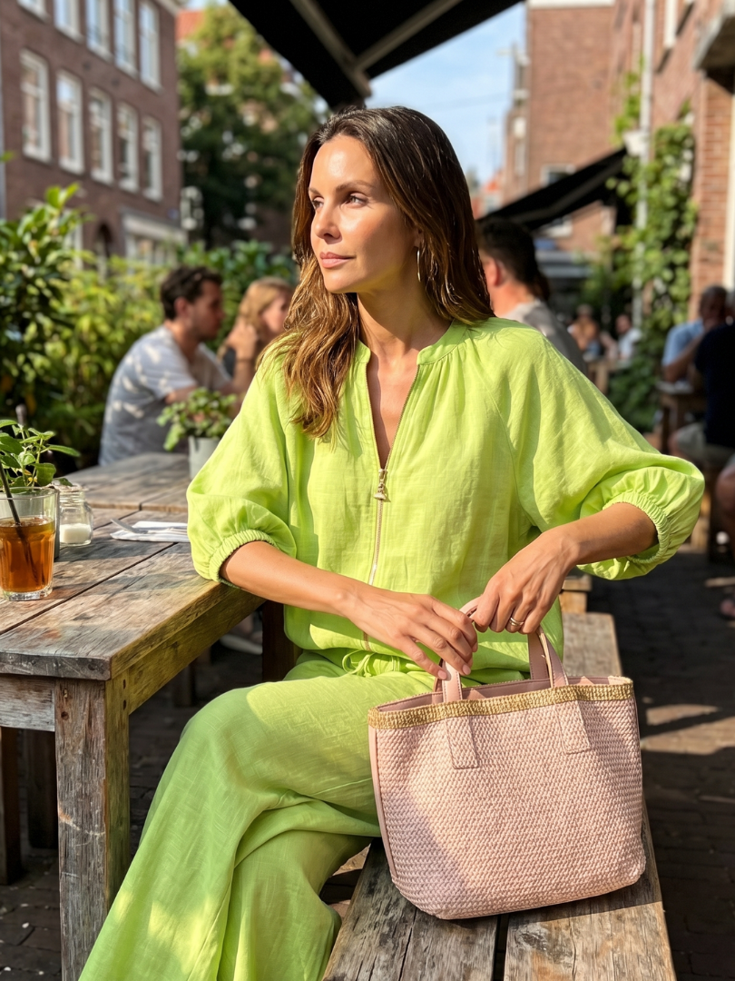 Women's Zip-Front Loungewear Set