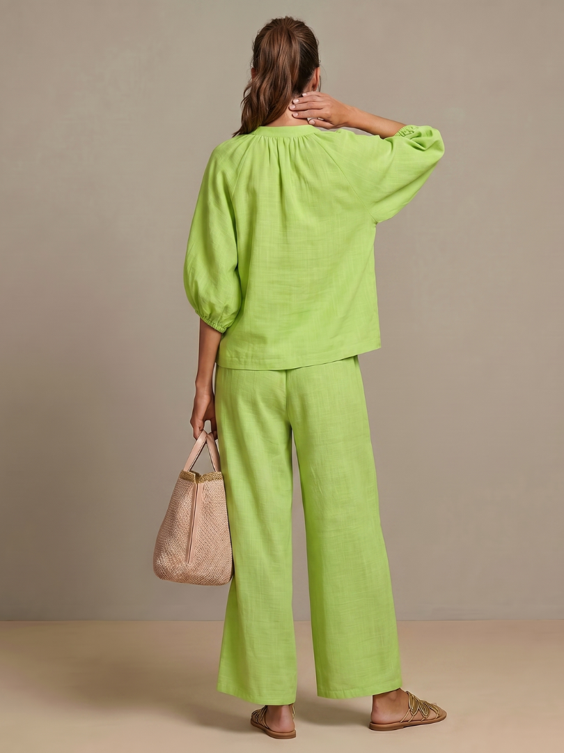 Women's Zip-Front Loungewear Set