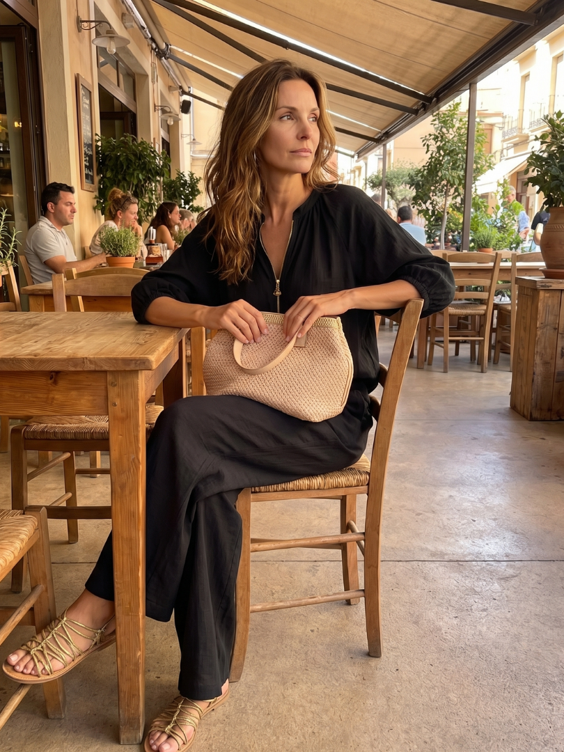 Women's Zip-Front Loungewear Set