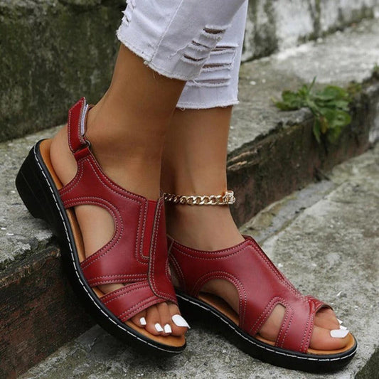 Image of Women's Ankle Strap Wedge Sandals