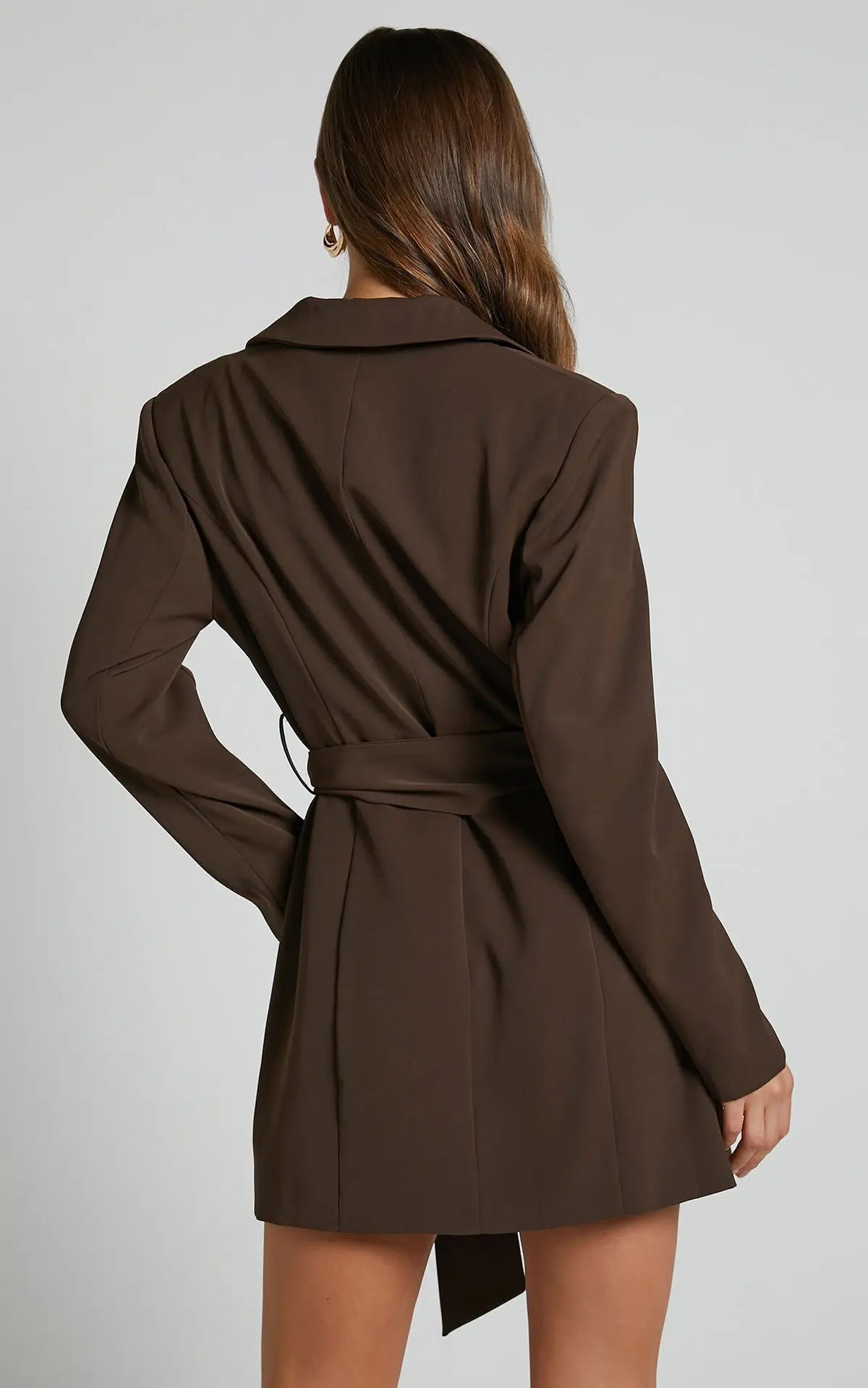 Image of Women's Belted Blazer Mini Dress