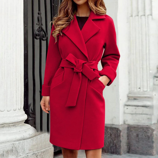 Image of Women's Belted Wrap Coat