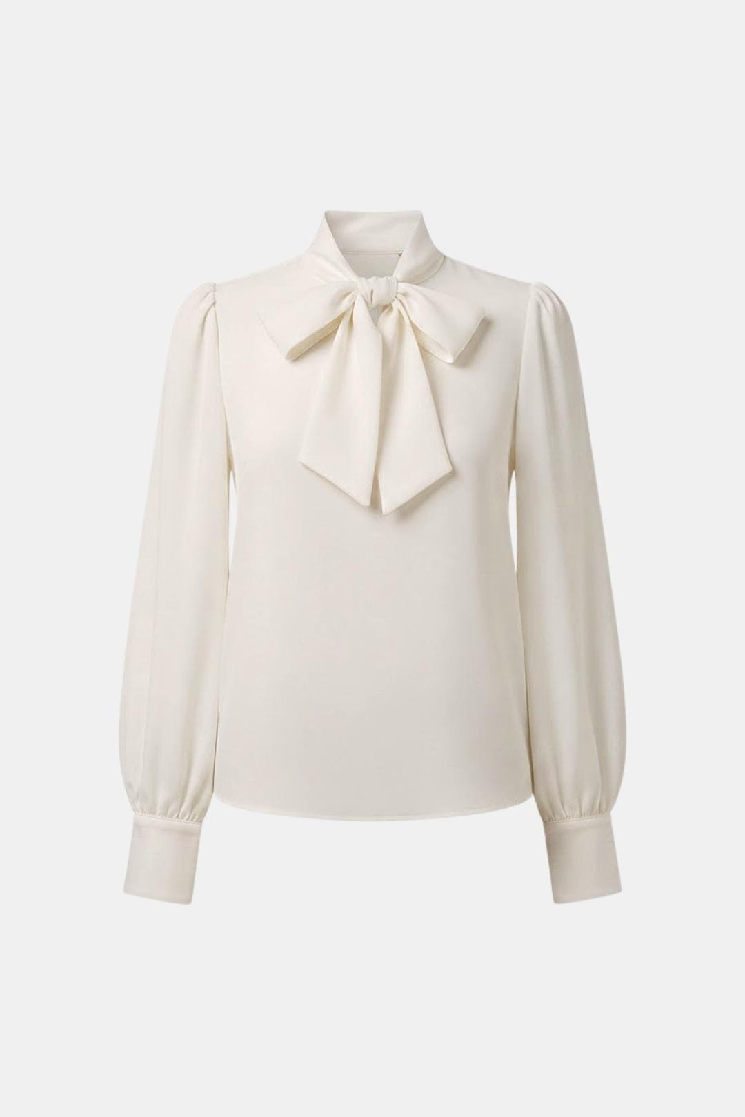 Image of Women's Bow Collared Long Sleeve Blouse