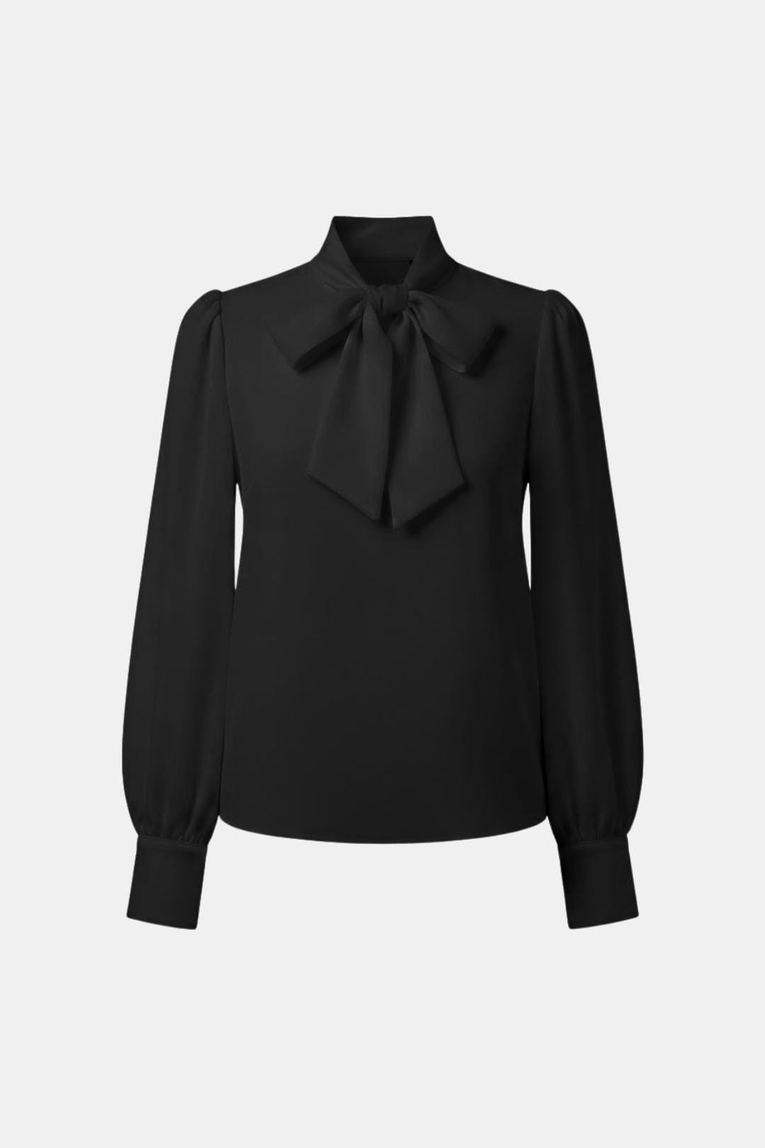 Image of Women's Bow Collared Long Sleeve Blouse